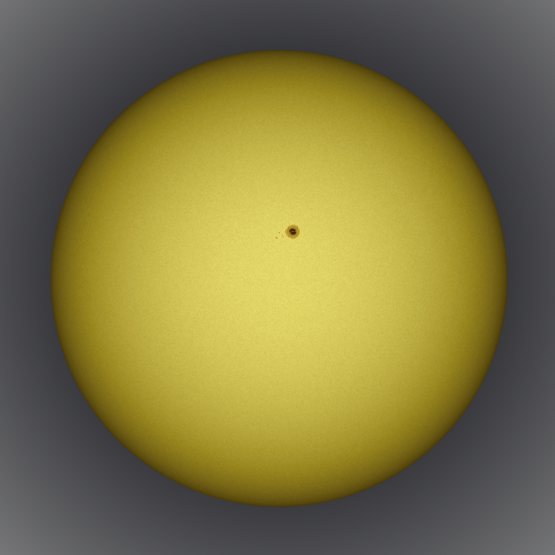 sun with sunspot AR2738