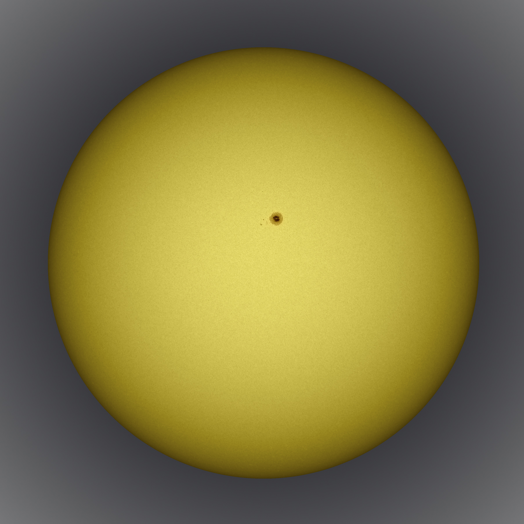 sun with sunspot AR2738